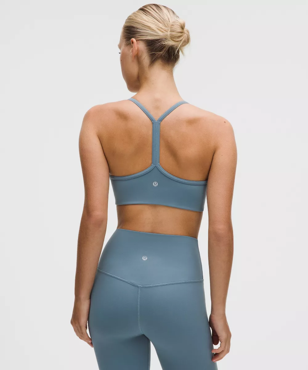 strappy light support sports bra 2